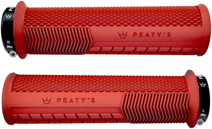 Peaty's Monarch Knurl Grip – Red