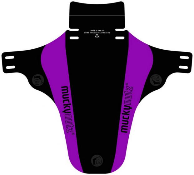 MuckyNutz Face Fender V2 Front Mudguard – Black / Purple