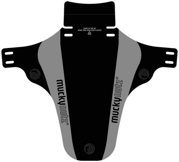 MuckyNutz Face Fender V2 Front Mudguard – Black / Grey