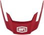 100% Altec Replacement Visor – Deep Red