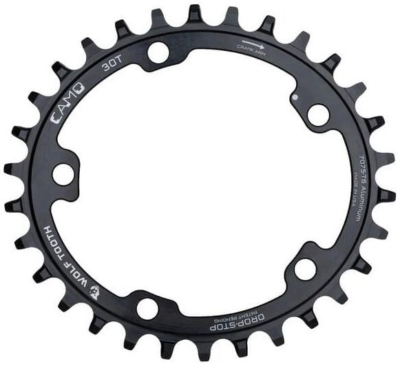 Wolf Tooth Camo Elliptical Drop-Stop A Chainring