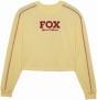 Fox Womens Speed & Service Long Sleeve Crop T-Shirt