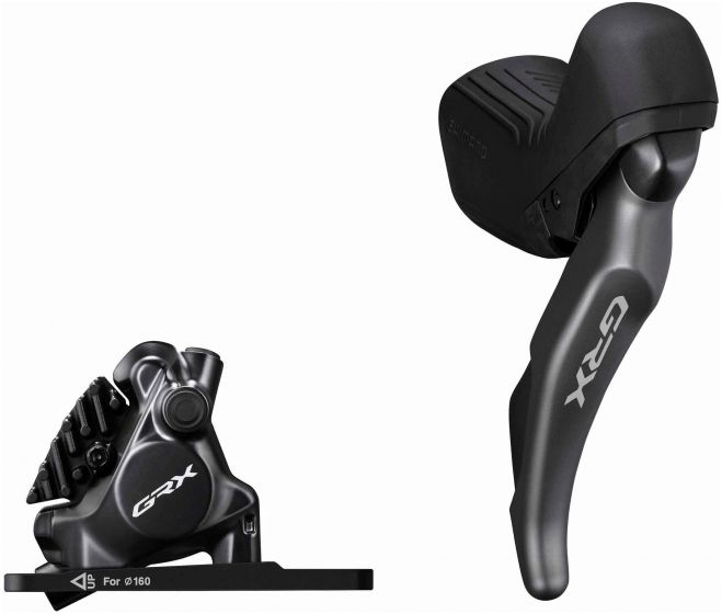 Shimano GRX ST-RX820 STI Lever With BR-RX820 Flat Mount Caliper