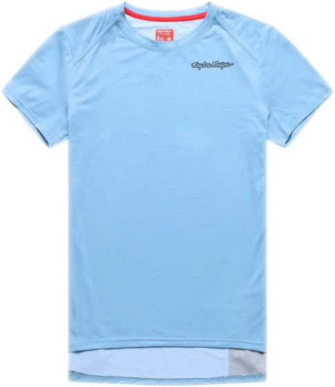 Troy Lee Lilium Pro Womens Short Sleeve Jersey – Mono - Dawn Blue
