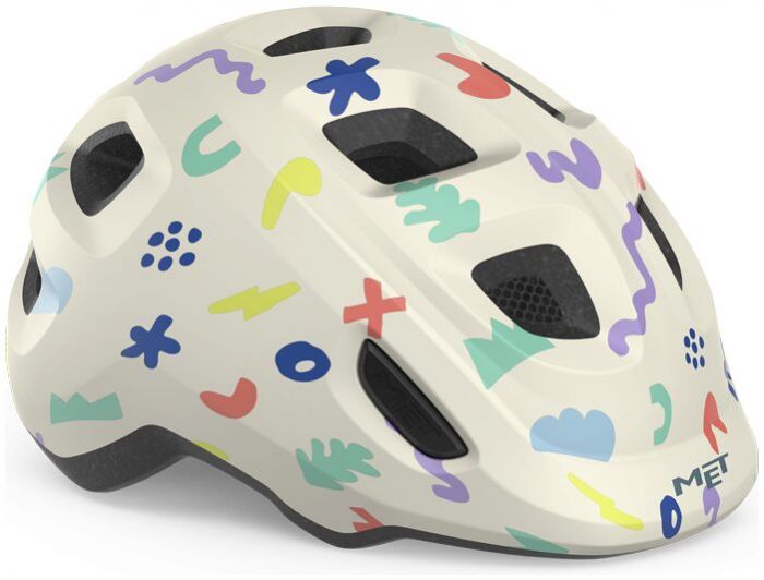 MET Hooray Kids Helmet – White