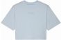 Fox Wordmark Premium Womens Short Sleeve Crop T-Shirt