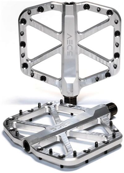 5DEV All Round Pedals – Raw Silver