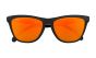 Oakley Frogskin Valentino Rossi Sunglasses - Gloss Black - Prizm Ruby