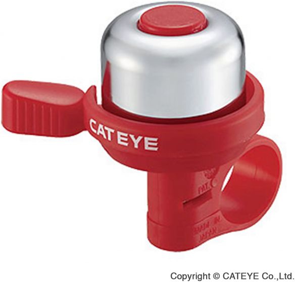Cateye PB-1000 Wind Brass Bell – Red