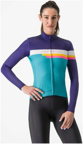 Castelli Tornare Womens Jersey – Malachite Green / Night Shade