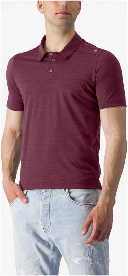 Castelli Merino Polo Shirt – Bordeaux
