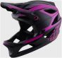 Troy Lee Stage 2 Helmet – Hhigh VZ Dark Grey Neon Fuchsia