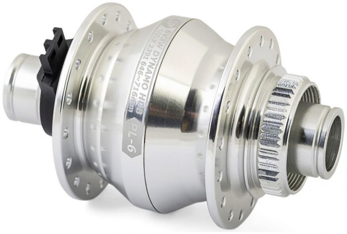SP PL-6 Dynamo Disc Front Hub – Silver
