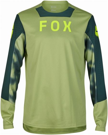 Fox Defend Taunt Long Sleeve Jersey – Pale Green
