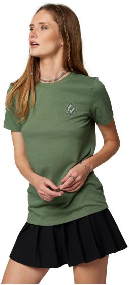 Fox Still In Womens Short Sleeve T-Shirt