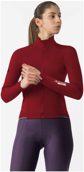 Castelli Espresso 2 Womens Jacket – Garnet
