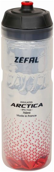 Zefal Arctica 75 Bottle – Silver / Red