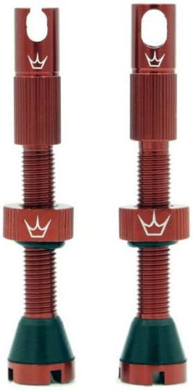 Peaty's X Chris King Tubeless MK2 Presta Valves – Red