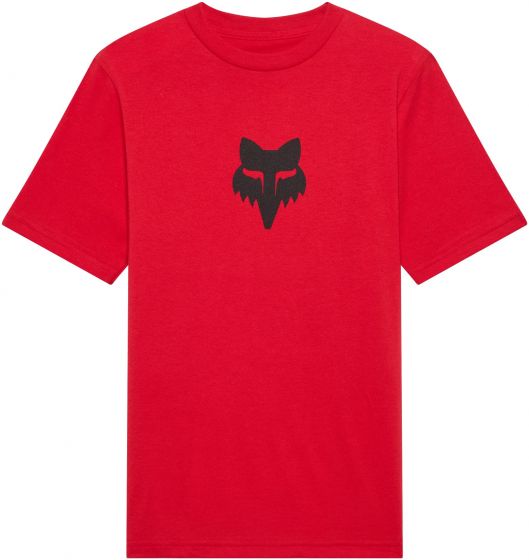 Fox Youth Fox Head T-Shirt – Medium Red