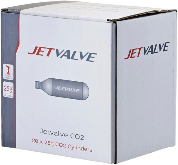 Weldtite Jetvalve 25G CO2 Cylinder (Pack of 20)