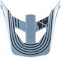 100% Status Youth Replacement Visor – Caltec / Grey