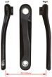 FSA CK-745 ISIS CSI E-Bike Carbon Crank Arm Set