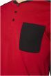 Fox Ranger Drirelease Henley Short Sleeve Jersey – Chili, image 5 of 5