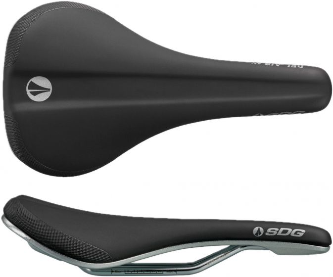 SDG Bel Air 3.0 Lux-Alloy Saddle – Black / Silver