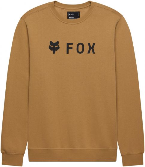 Fox Absolute Fleece Crew Sweatshirt – Medium Brown
