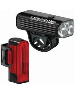 Lezyne Macro Drive 1400+ / Strip Drive Pro 400+ Light Set