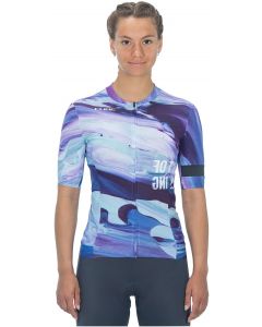 Cube Blackline Art Womens Short Sleeve Jersey