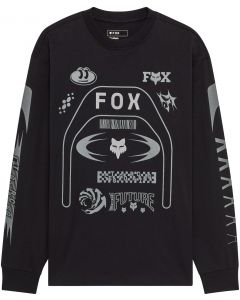 Fox Image Cosmo Oversized Long Sleeve T-Shirt