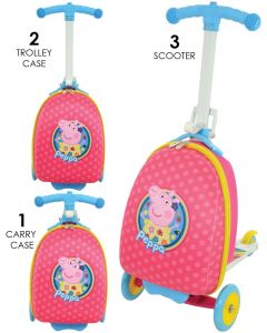 Peppa Pig 3-in-1 Scootin Suitcase