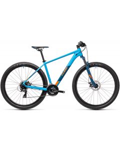 Cube Aim 2021 Bike-Blue/Orange-17"-29-inch - Nearly New