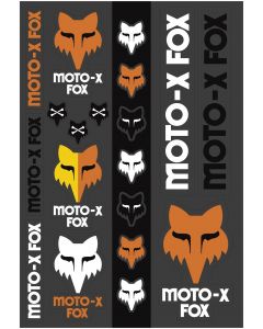 Fox Heritage Track Sticker Pack
