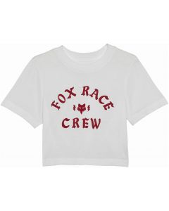 Fox Womens Race Crew Cropped T-Shirt