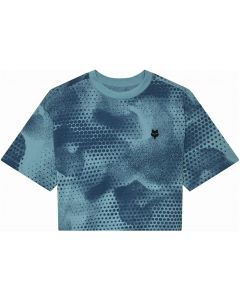 Fox AOP Oversized Crop Womens Tech Tee