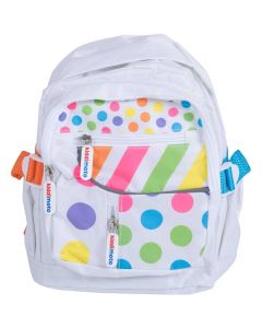 Kiddimoto Large Backpack - Pastel Dotty