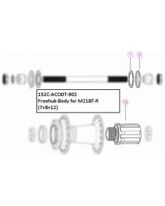 Giant M21BT-R / M504-R Freehub Body Service Kit