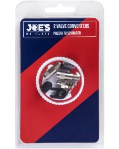 Joe's No Flats Presta to Schrader Valve Converters Pair