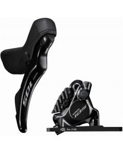 Shimano 105 ST-R7120 Hydraulic STI Lever Set With BR-R7170 Flat Mount Caliper