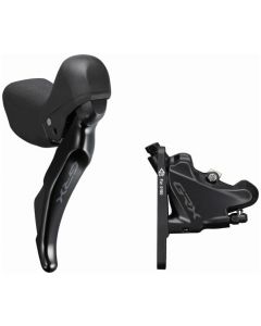 Shimano GRX ST-RX400 Hydraulic 10-Speed STI Lever With BR-RX410 Flat Mount Caliper