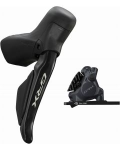 Shimano GRX ST-RX715 Di2 Hydraulic 12-Speed STI Lever With BR-RX410 Flat Mount Caliper