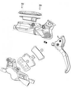 SRAM Level TLM B1 Disc Brake Lever Assembly