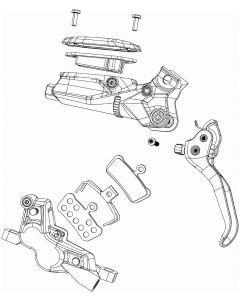 SRAM Code Ultimate Stealth C1 Carbon Disc Brake Lever Blade Kit