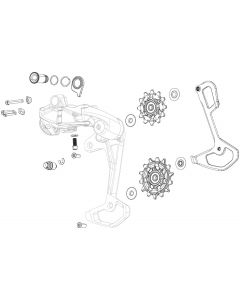 SRAM GX Eagle AXS Rear Derailleur Pulley Kit