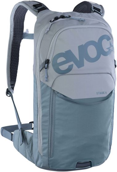 EVOC Stage 6L Performance Backpack & Reservoir – Stone / Steel