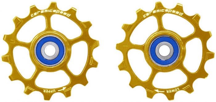 CeramicSpeed Shimano XT / XTR Pulley Wheels – Gold