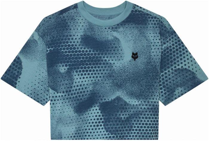 Fox AOP Oversized Crop Womens Tech Tee