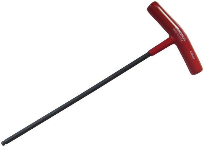 Bondhus T-Handle Ball Hex Key – Red
